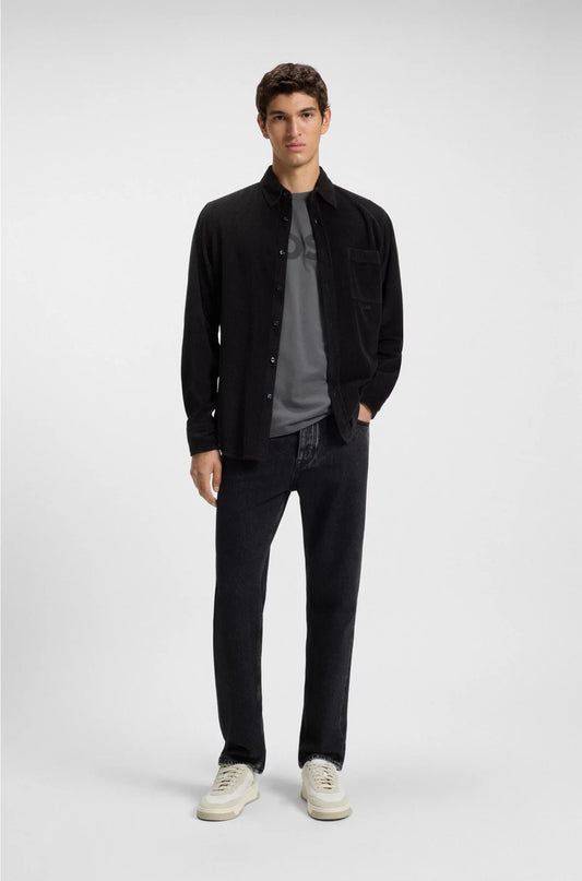 COTTON-JERSEY T-SHIRT WITH LARGE LOGO PRINT