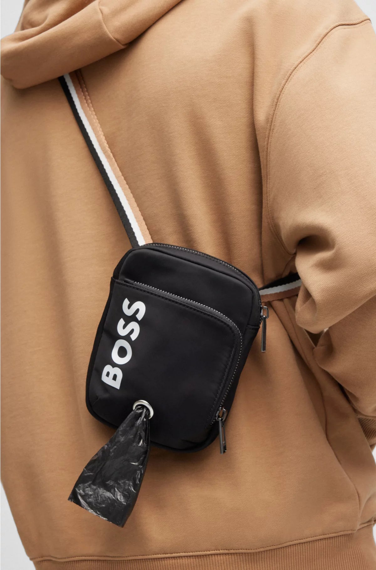 CROSSBODY DOG-WALK BAG WITH CONTRAST LOGO