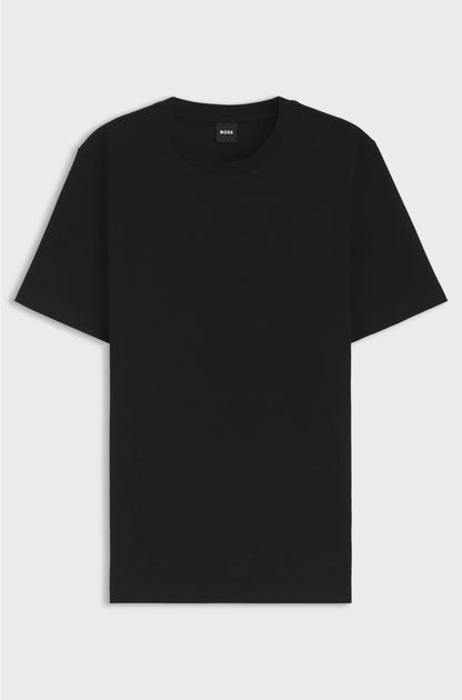 COTTON-BLEND T-SHIRT WITH BUBBLE-JACQUARD STRUCTURE
