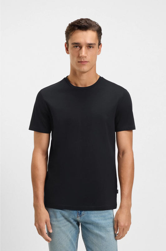 SLIM-FIT SHORT-SLEEVED T-SHIRT IN MERCERISED COTTON