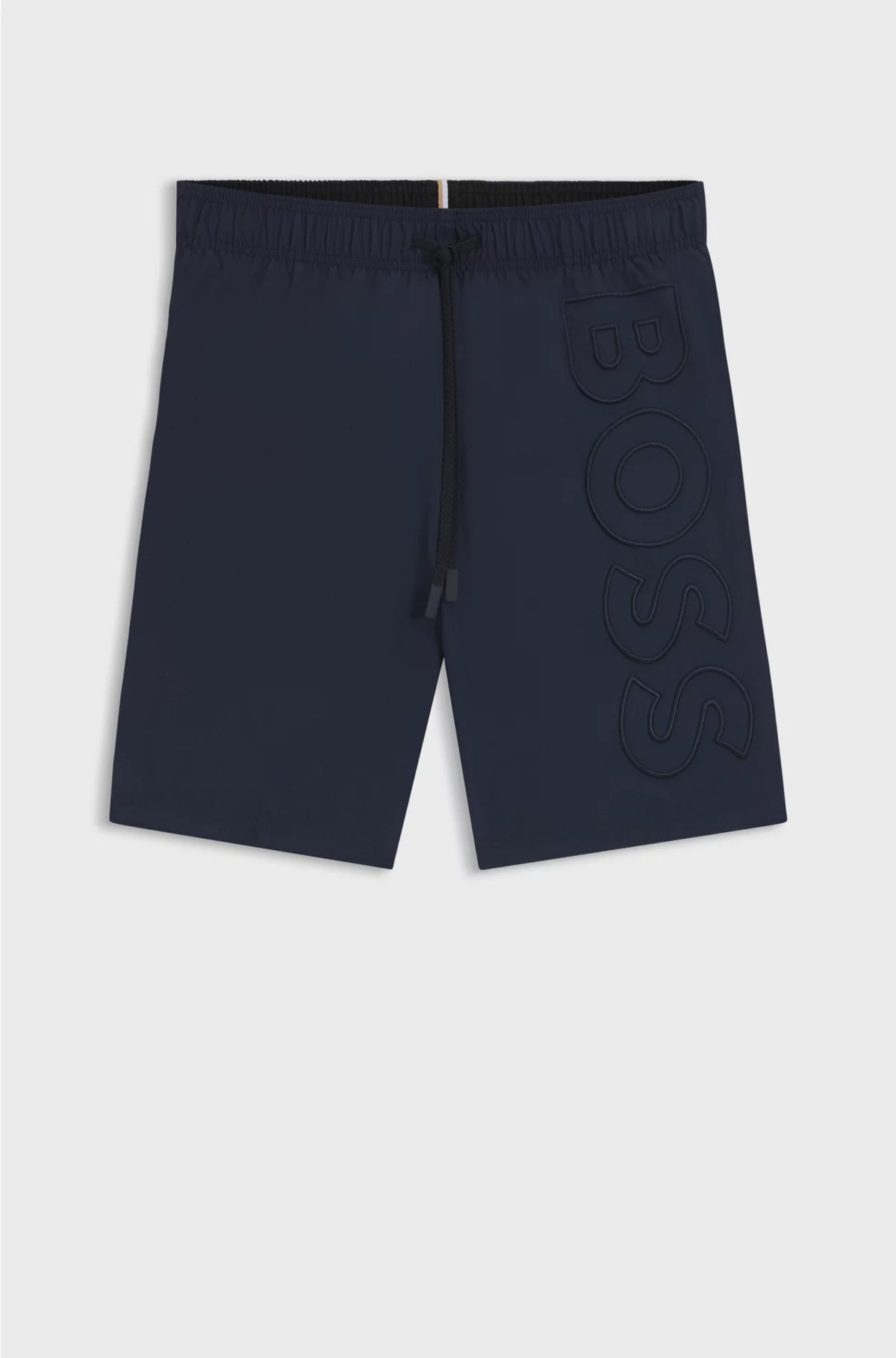 SWIM SHORTS WITH 3D EMBROIDERED LOGO