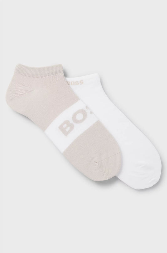 TWO-PACK OF ANKLE-LENGTH SOCKS IN STRETCH FABRIC