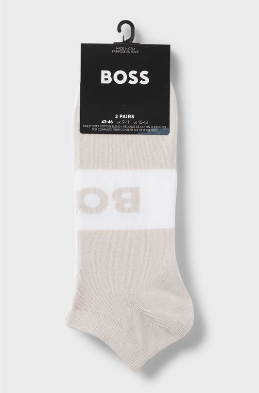 TWO-PACK OF ANKLE-LENGTH SOCKS IN STRETCH FABRIC