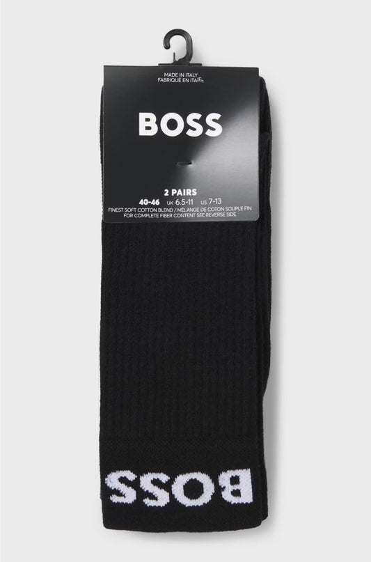 TWO-PACK OF QUARTER-LENGTH SOCKS IN STRETCH FABRIC