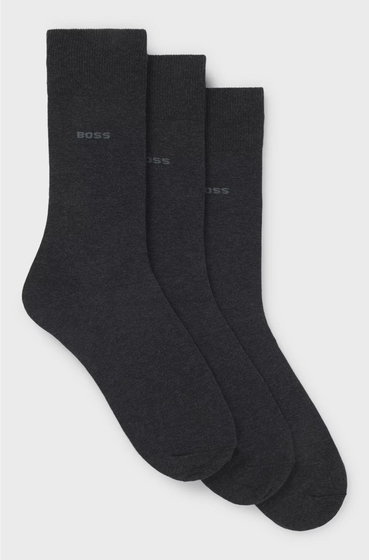 THREE-PACK OF REGULAR-LENGTH SOCKS IN STRETCH FABRIC