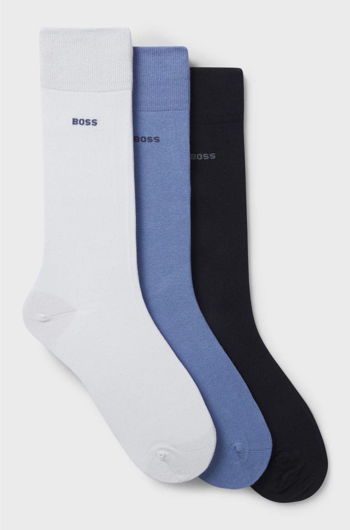 THREE-PACK OF REGULAR-LENGTH SOCKS IN STRETCH FABRIC