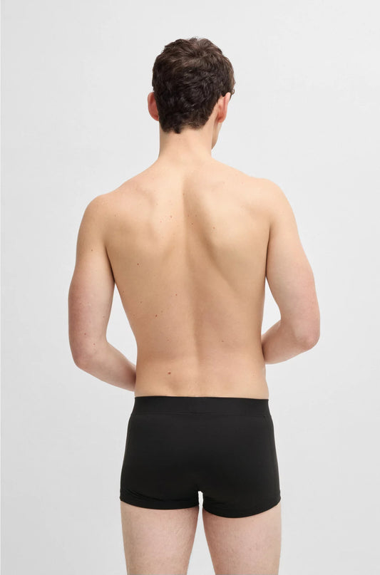 STRETCH-JERSEY TRUNKS WITH 3D LOGO