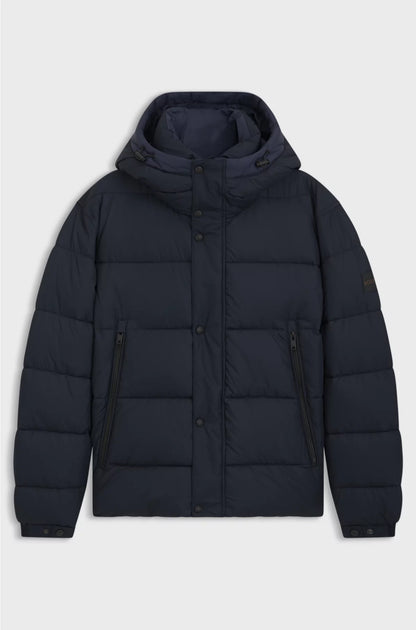 REGULAR-FIT PUFFER JACKET IN WATER-REPELLENT FABRIC