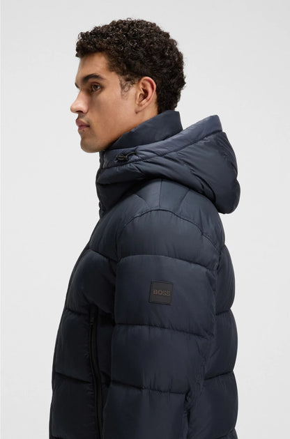 REGULAR-FIT PUFFER JACKET IN WATER-REPELLENT FABRIC
