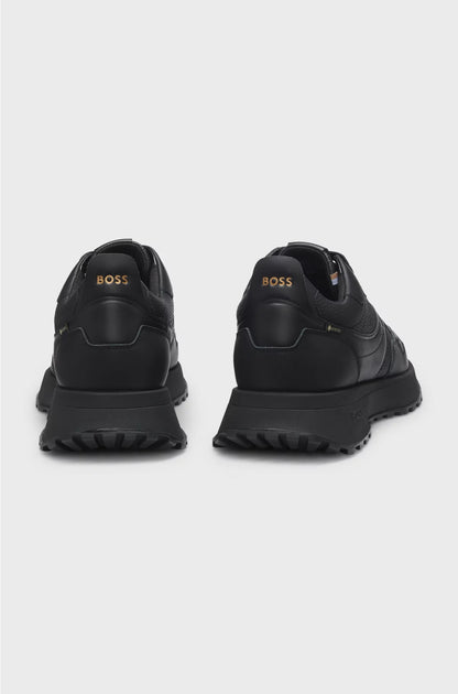 WATERPROOF GORE-TEX TRAINERS IN POLISHED LEATHER