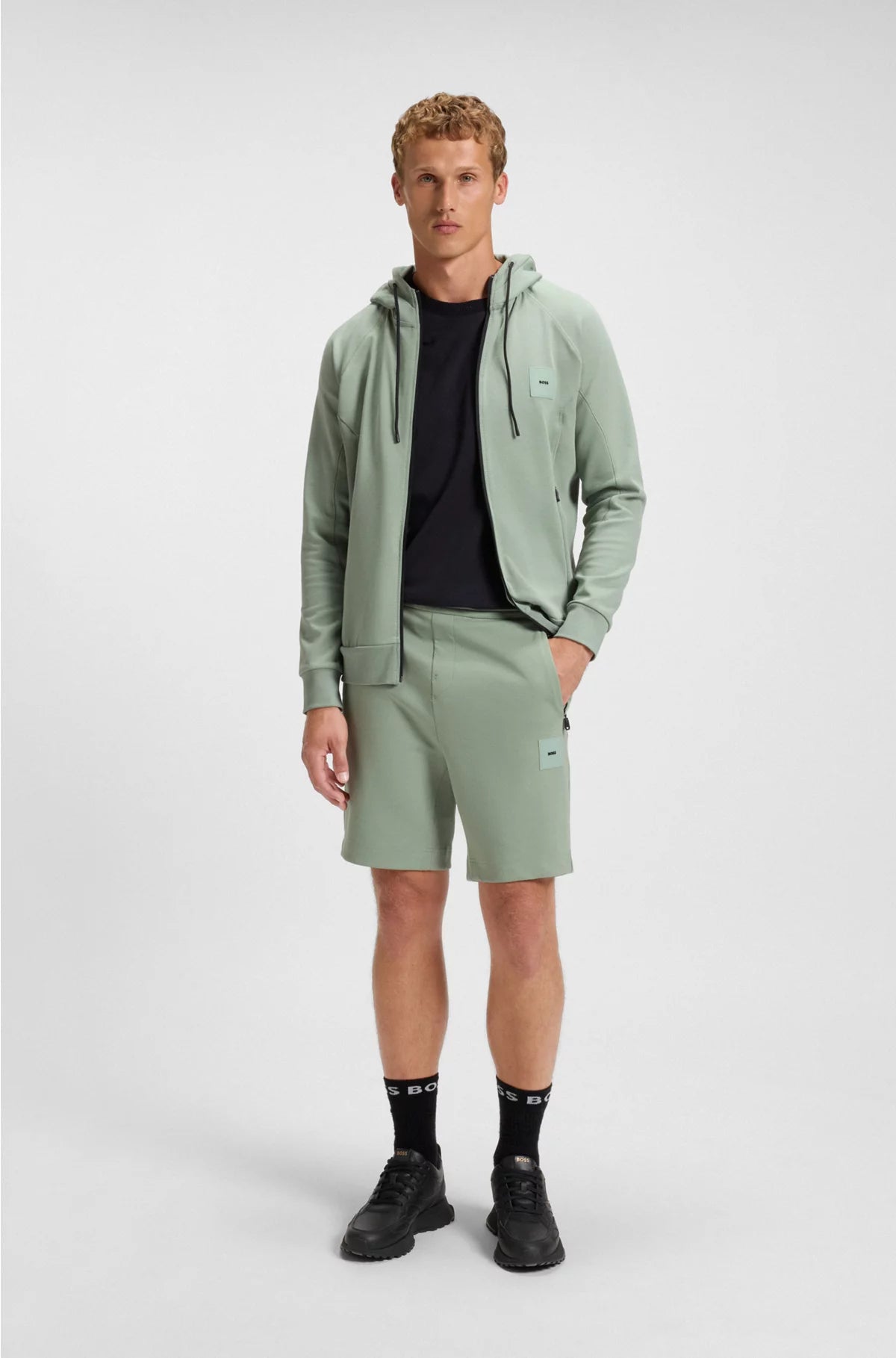 WATERPROOF GORE-TEX TRAINERS IN POLISHED LEATHER