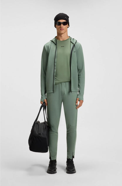 ACTIVE SLIM-FIT T-SHIRT WITH DECORATIVE REFLECTIVE DETAILS