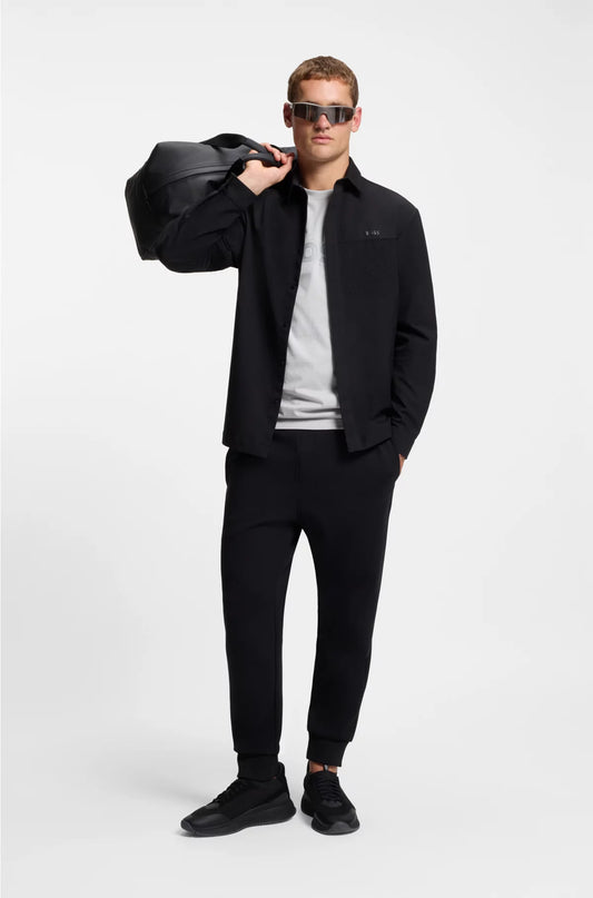 COTTON-JERSEY T-SHIRT WITH DOUBLE LOGO ARTWORK