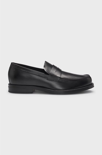 DRESSLETIC SLIP-ON PENNY LOAFERS IN LEATHER