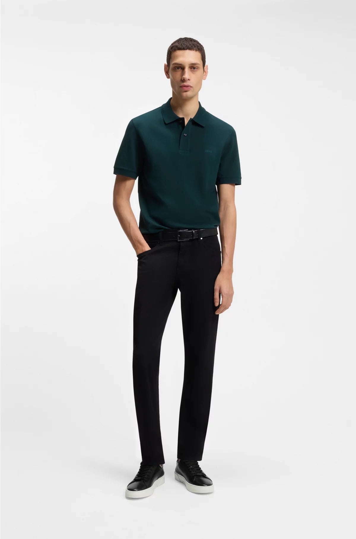 GARY TRAINERS WITH LEATHER UPPERS