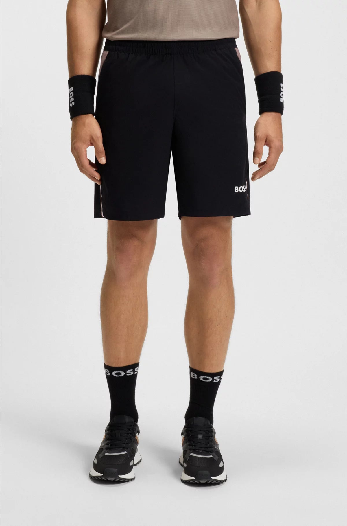 ACTIVE TENNIS SHORTS IN STRETCH FABRIC WITH MOISTURE MANAGEMENT
