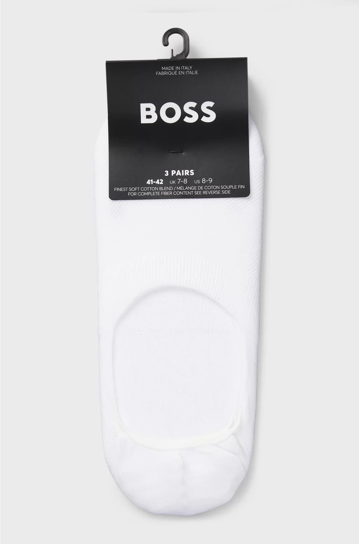 THREE-PACK OF INVISIBLE SOCKS IN A COTTON BLEND