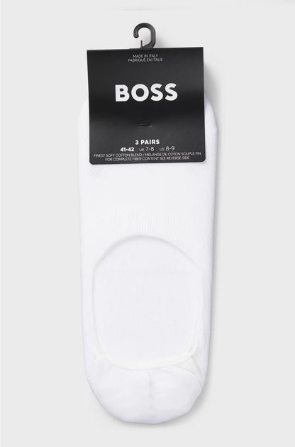 THREE-PACK OF INVISIBLE SOCKS IN A COTTON BLEND