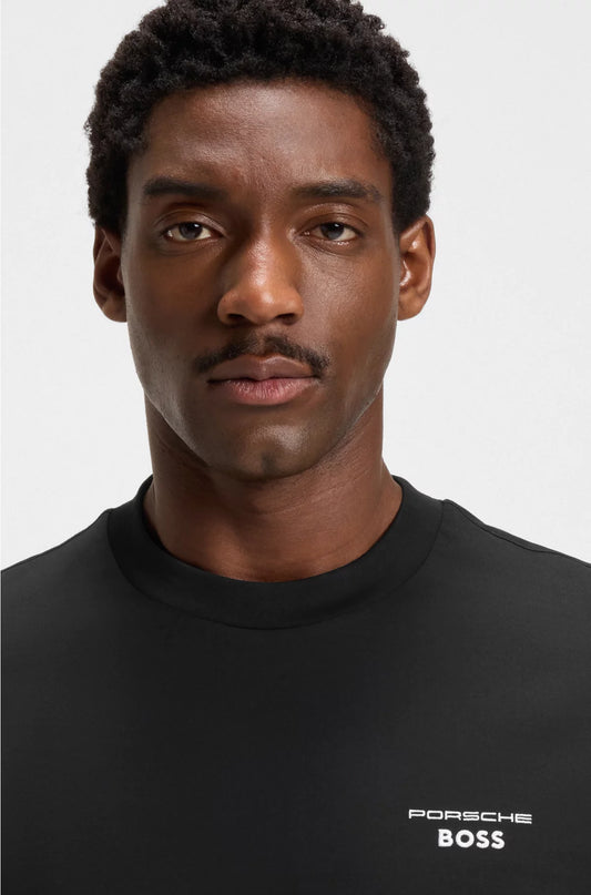 MERCERISED-COTTON T-SHIRT WITH TARGA ARTWORK