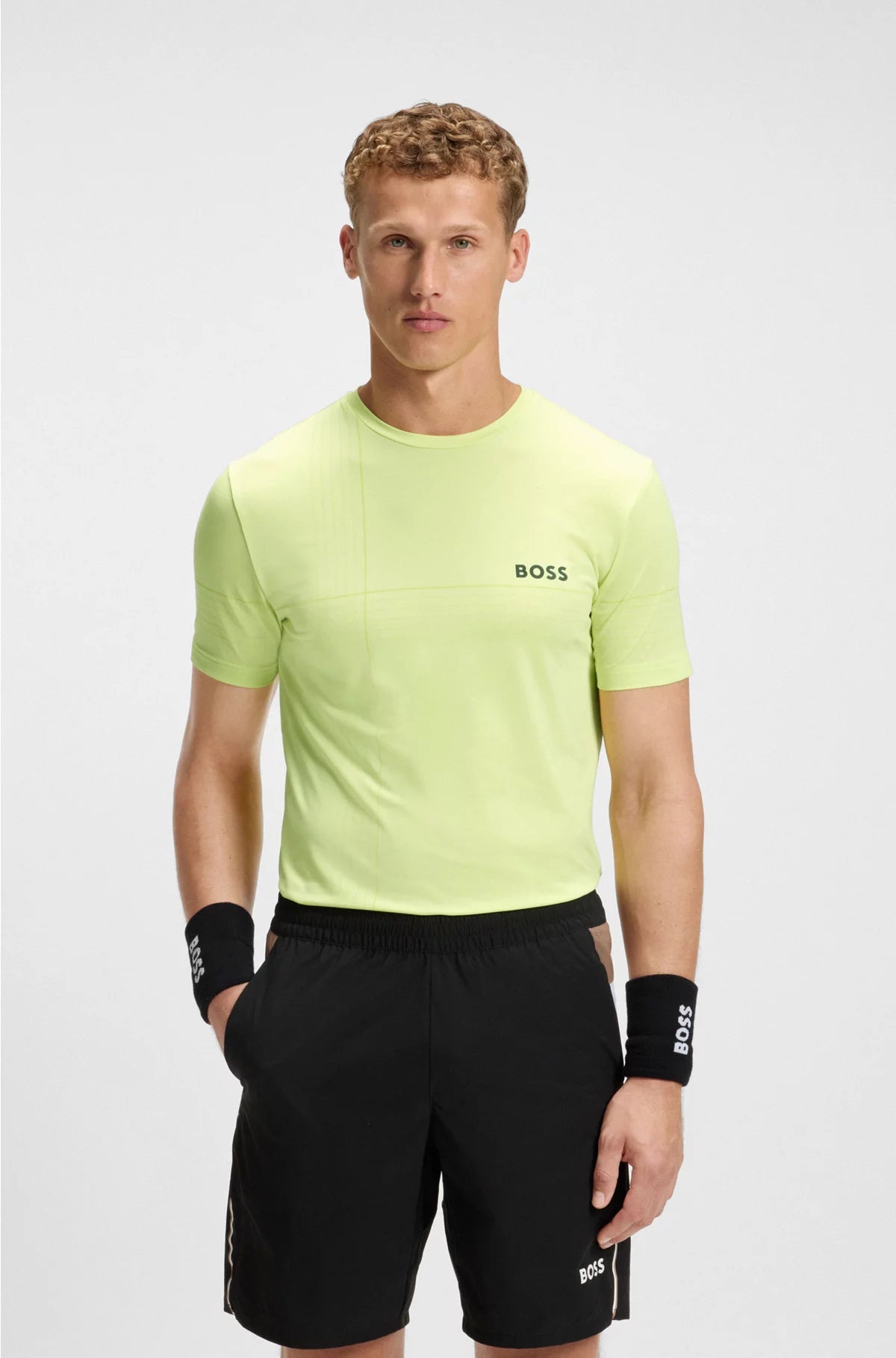ACTIVE STRETCH-JERSEY SLIM-FIT T-SHIRT WITH MOISTURE MANAGEMENT