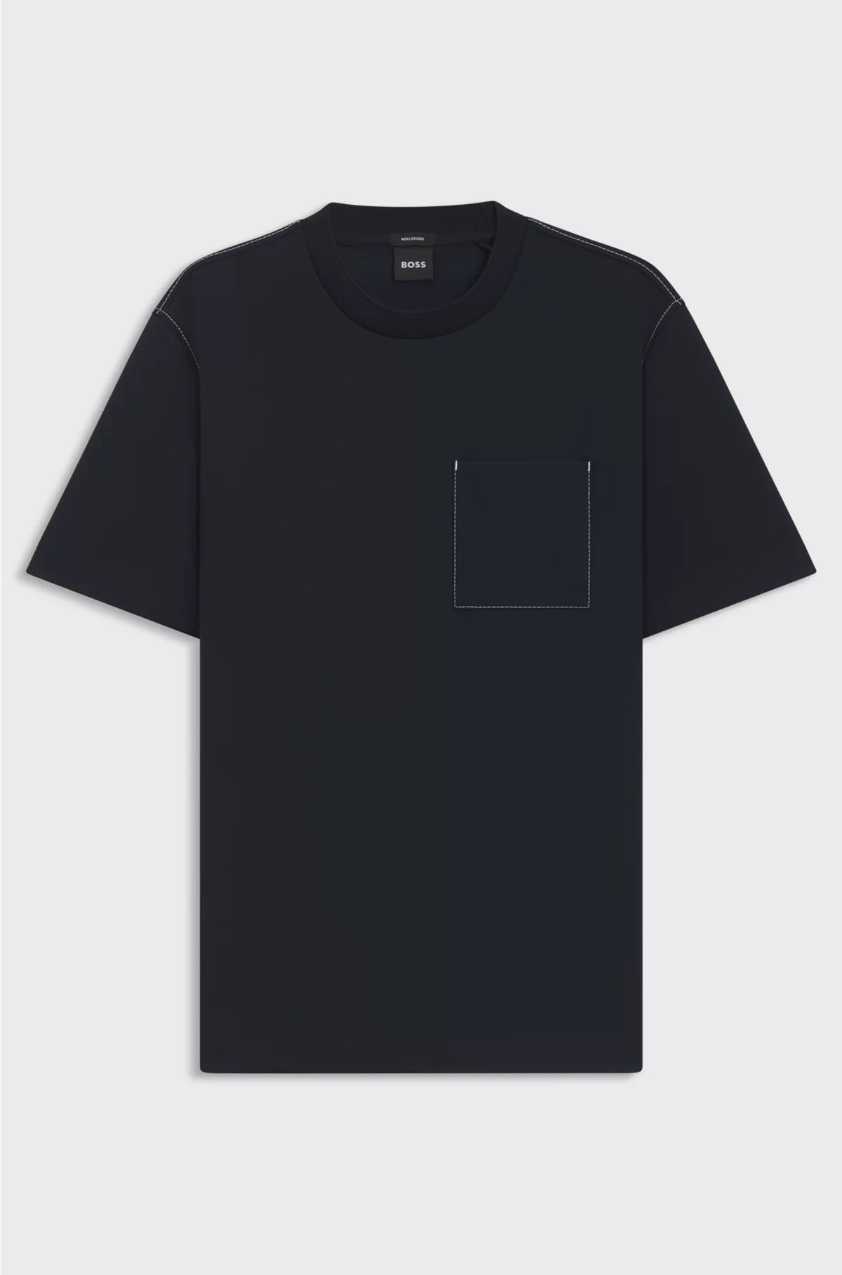 COTTON-BLEND T-SHIRT WITH POCKET DETAIL
