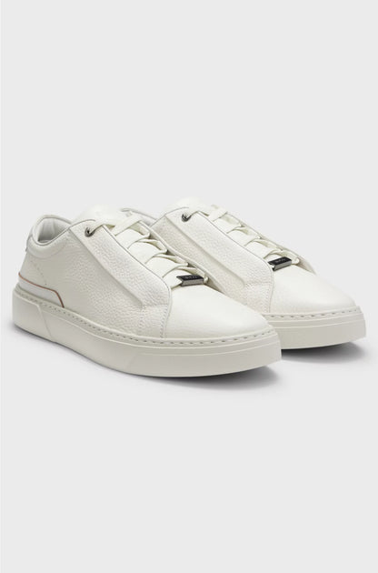 GARY TRAINERS IN GRAINED LEATHER