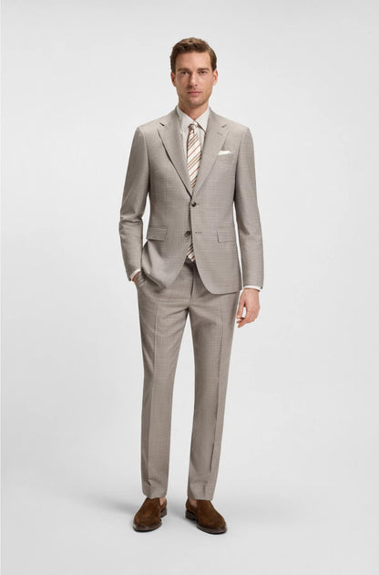 SUEDE LOAFERS WITH LEATHER PIPING