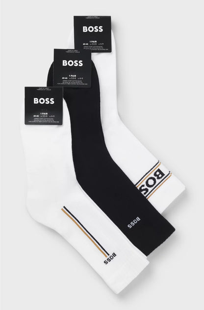 THREE-PACK OF SHORT-LENGTH SOCKS WITH LOGO DETAILS