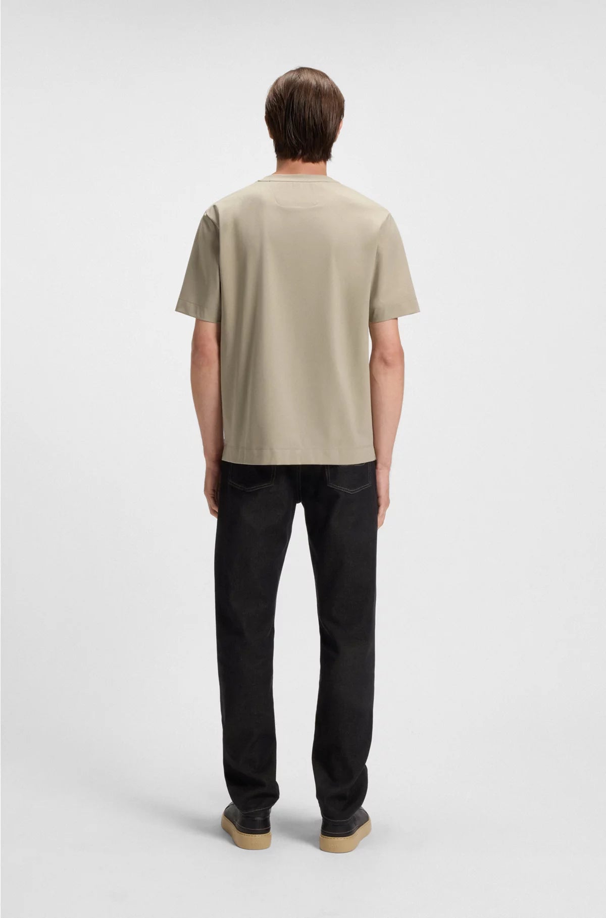 T-SHIRT WITH EMBOSSED LOGO