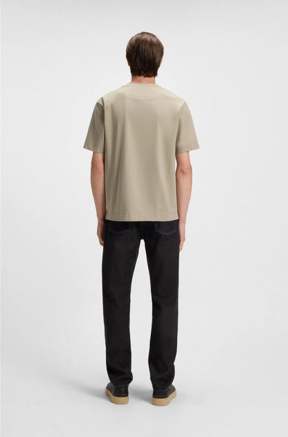 T-SHIRT WITH EMBOSSED LOGO