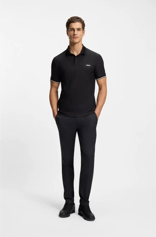 NAPPA-LEATHER TRAINERS WITH GOLD-TONE BRANDING