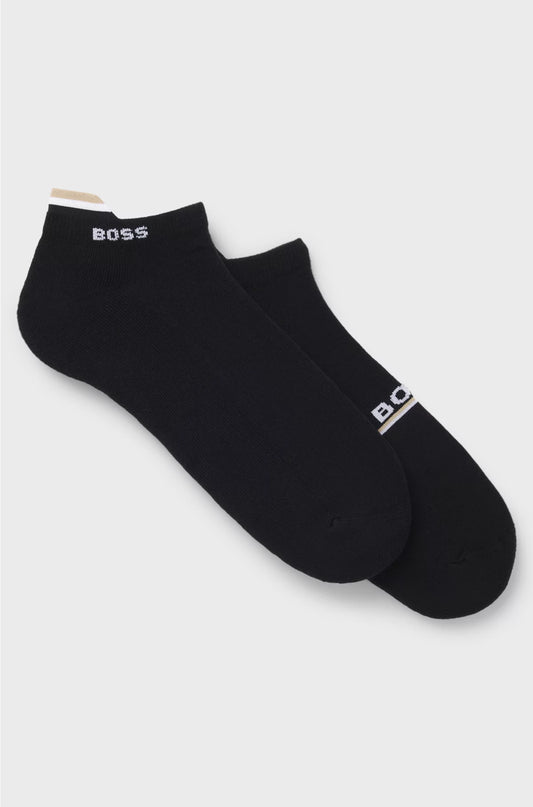TWO-PACK OF ANKLE-LENGTH SOCKS WITH LOGOS