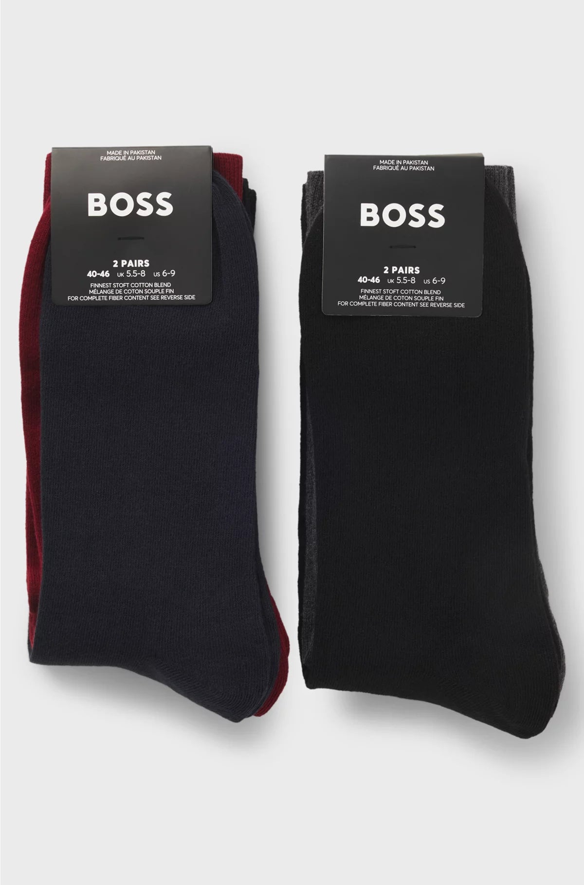 FOUR-PACK OF REGULAR-LENGTH SOCKS WITH LOGOS