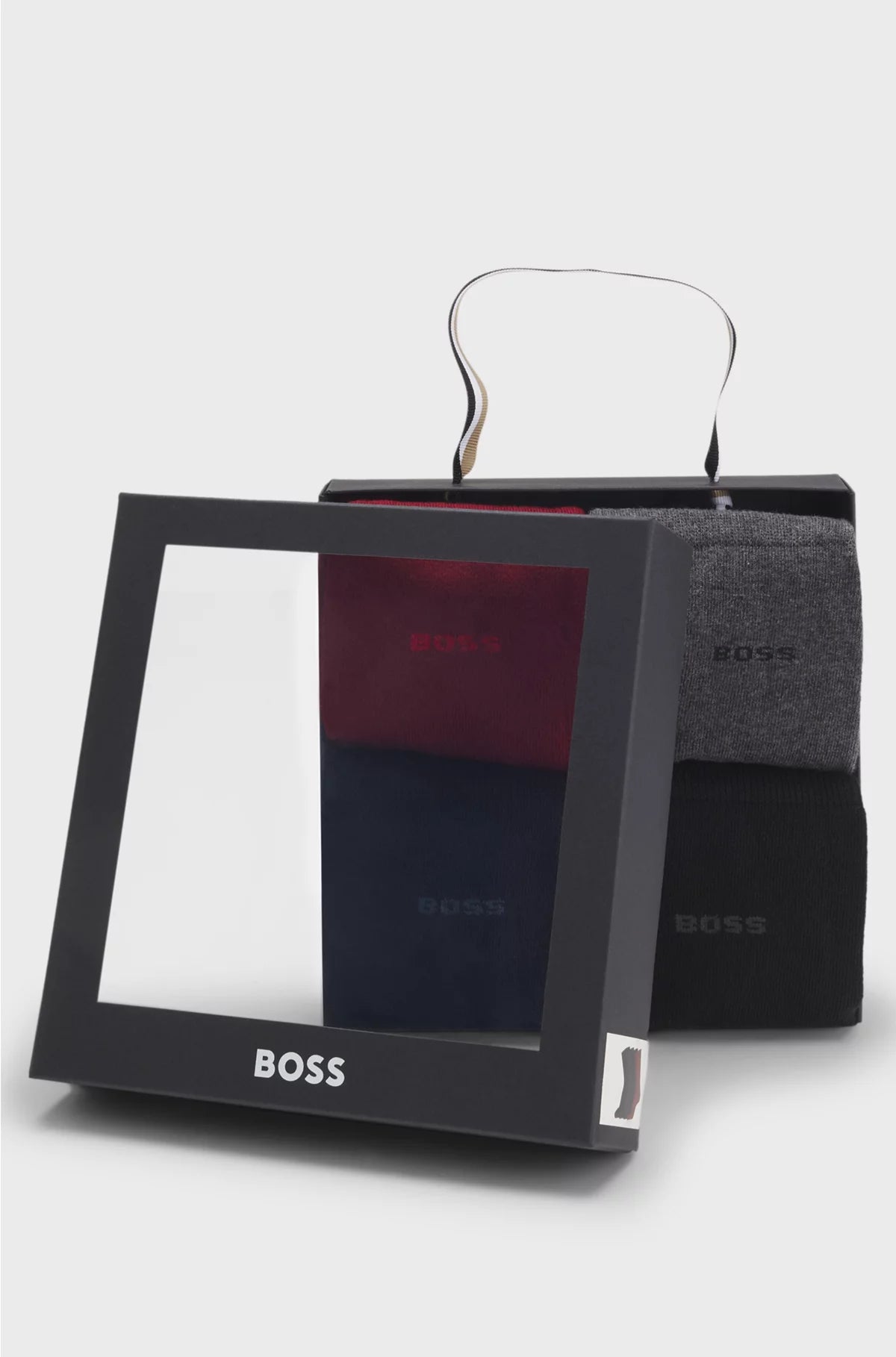 FOUR-PACK OF REGULAR-LENGTH SOCKS WITH LOGOS