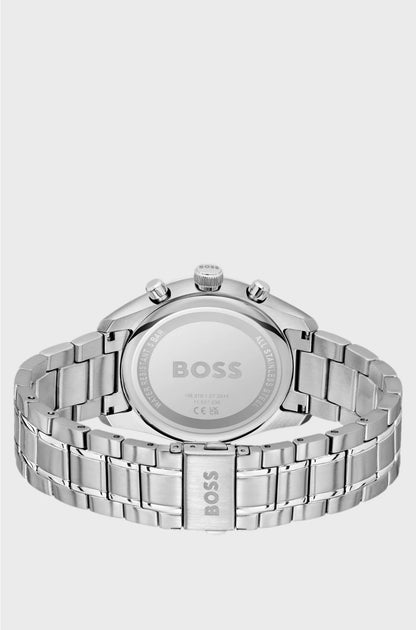 GRAND PRIX 44 GREEN-DIAL WATCH WITH STEEL BRACELET