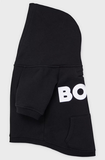DOG HOODIE IN A COTTON BLEND WITH CONTRAST LOGO