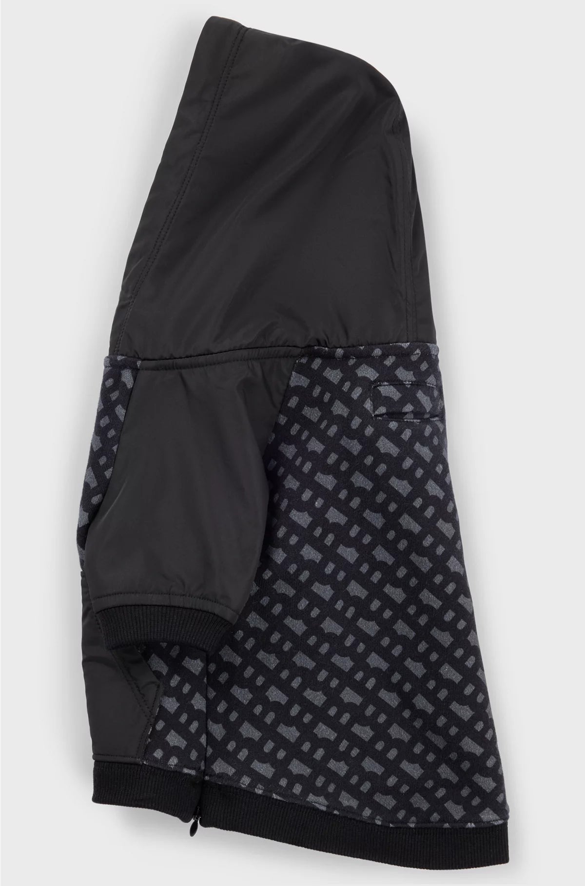 DOG HOODIE WITH MONOGRAM PATTERN