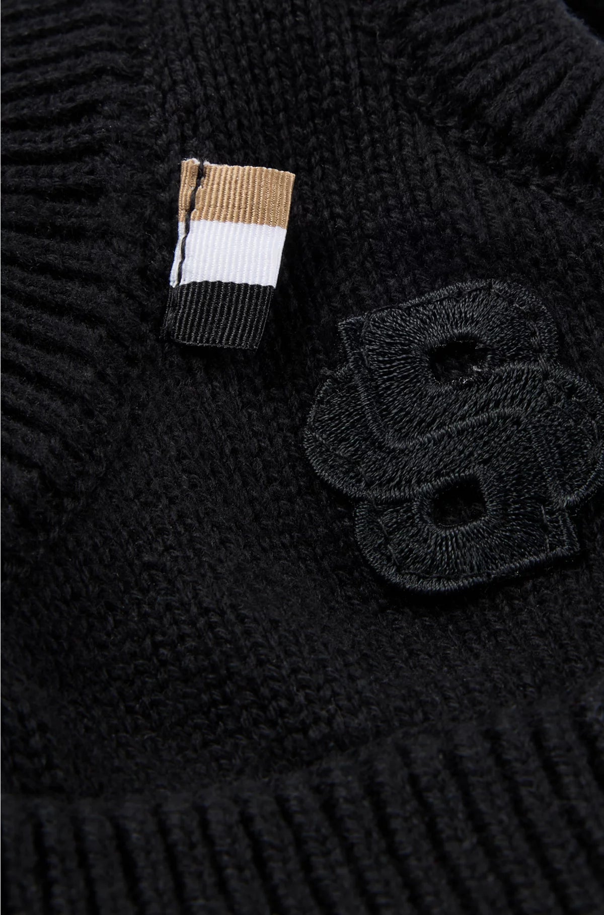 KNITTED DOG HAT WITH DOUBLE B MONOGRAM