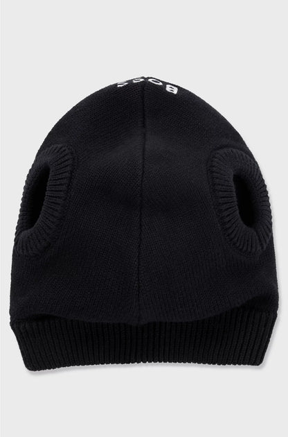 KNITTED DOG HAT WITH DOUBLE B MONOGRAM