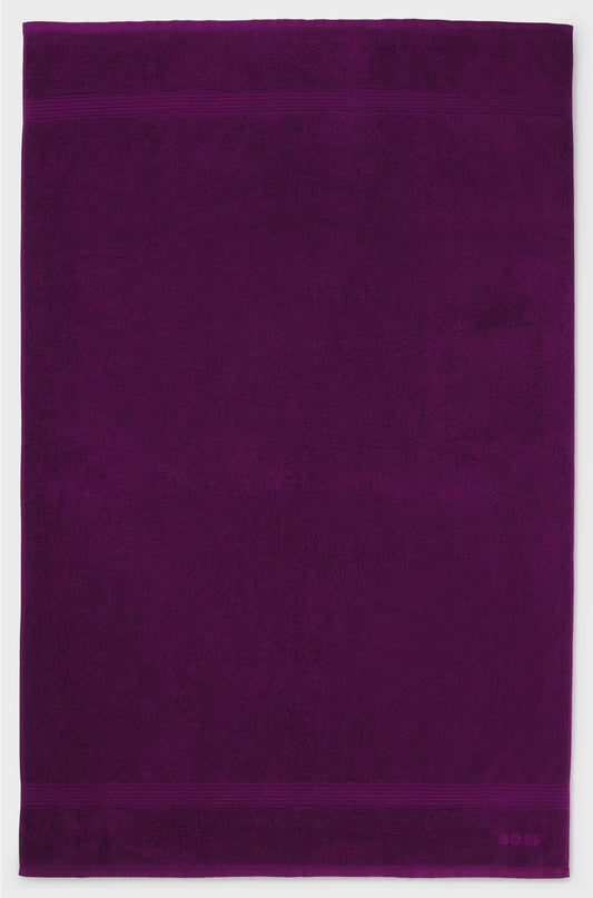 AEGEAN-COTTON BATH SHEET WITH TONAL LOGO